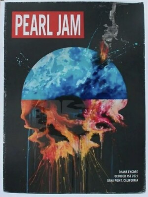 Ohana Encore Fest Pearl Jam Eddie Vedder Poster Meggs Ames | eBay