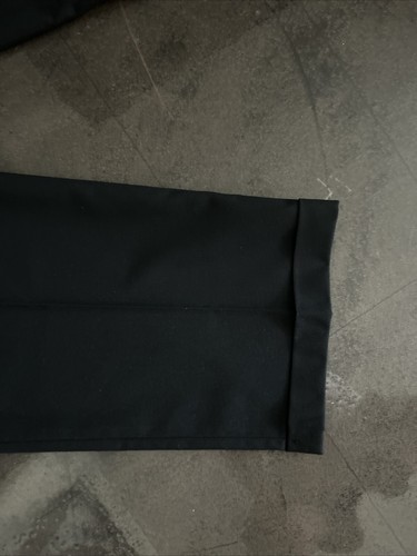 Bundfaltenhose mit Umschlag schwarz W32 L32 ASOS Tuchhose Elegant 80‘s - Bild 4 von 7