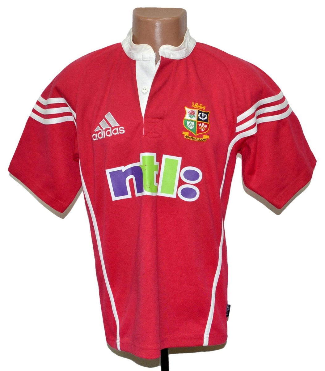 adidas British and Irish Lions ラグビーシャツ 2001 British and Irish Lions Rugby Shirt - Adidas - Adults Large