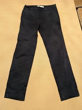 Mango Women Dress Pants Size 6 Color Navy Blue
