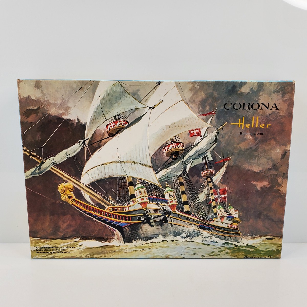 Heller Revell　 船 　戦艦　潜水艦 SHIP BOAT Vintage 1972 Heller Corona Ship Boat Model Kit 840 HTF | eBay