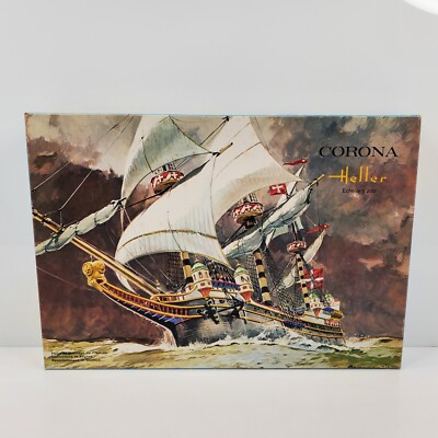 Vintage 1972 Heller Corona Ship Boat Model Kit 840 HTF | eBay