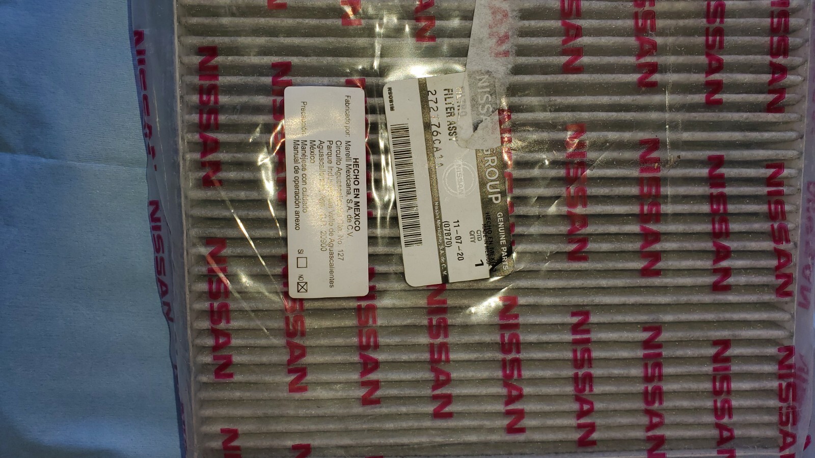 Nissan Altima Air Conditioner Cabin Air Filter NEW 272776CA1A eBay