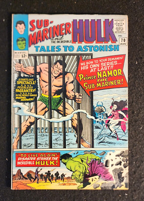 TALES TO ASTONISH #70 (Marvel Comics 1965) VG+ Jack Kirby