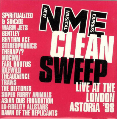 NME CLEAN SWEEP: LIVE AT THE LONDON ASTORIA '98 - PROMO CD (1998) 15 TRACKS