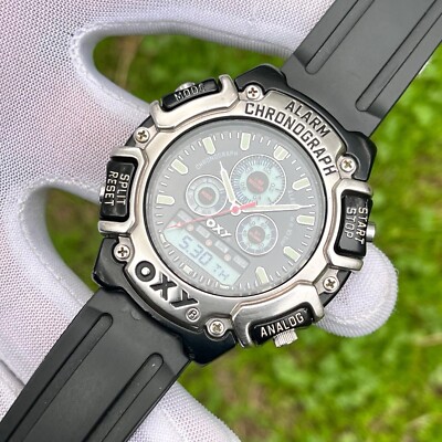 Vintage Citizen OXY Chronograph Ana/Digi Japan Made Men