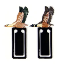 Hand Painted Canadian Canada Goose Bird Bookmarks (Set of 2) T35D-C