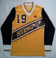 VINTAGE RARE MADE IN USA PATRICK NASL CHICAGO STINGS 19 PAT McGAULEY GAME JERSEY