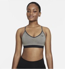 Nike Women’s Indy Light Support Sports Bra-Carbon Heather DD1675091 XS/S/M/L A38