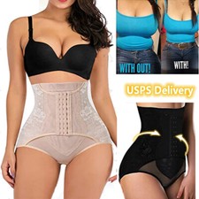 Women High-Waist Trainer Tummy Control Girdle Panties Body Shaper Butt Lifter