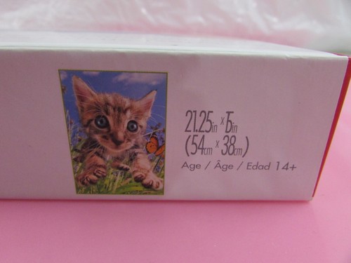 3 Buffalo Animal Puzzles: 300pc "Doug The Pug" & "Norman Catwell" 500pc "Pounce" - Picture 16 of 17