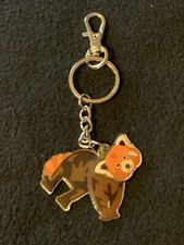 Sacramento Zoo Fox Charm Keyring Keychain Cli...
