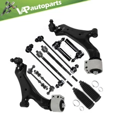 For GMC Terrain 12Pcs Front Control Arm Tie Rod End Sway Bar End Link Suspension