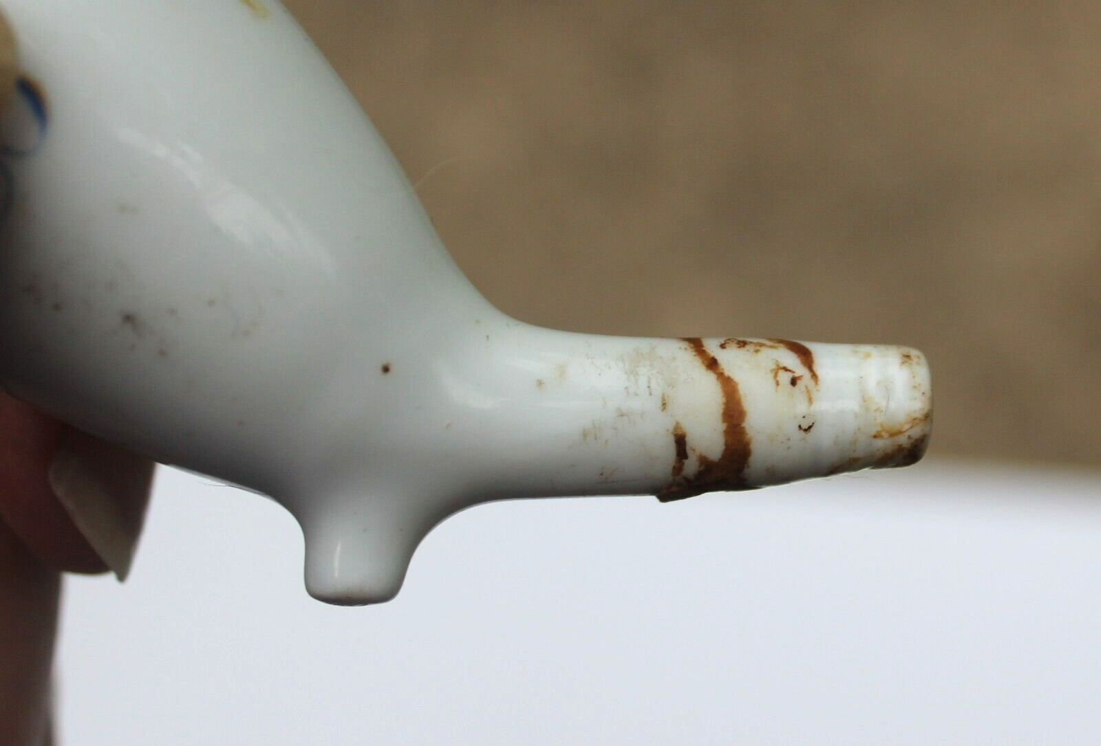 Antique German Porcelain Pipe Bowl C Scholz eBay