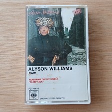 ALYSON WILLIAMS -RAW- Rare 80s Malaysia Cassette
