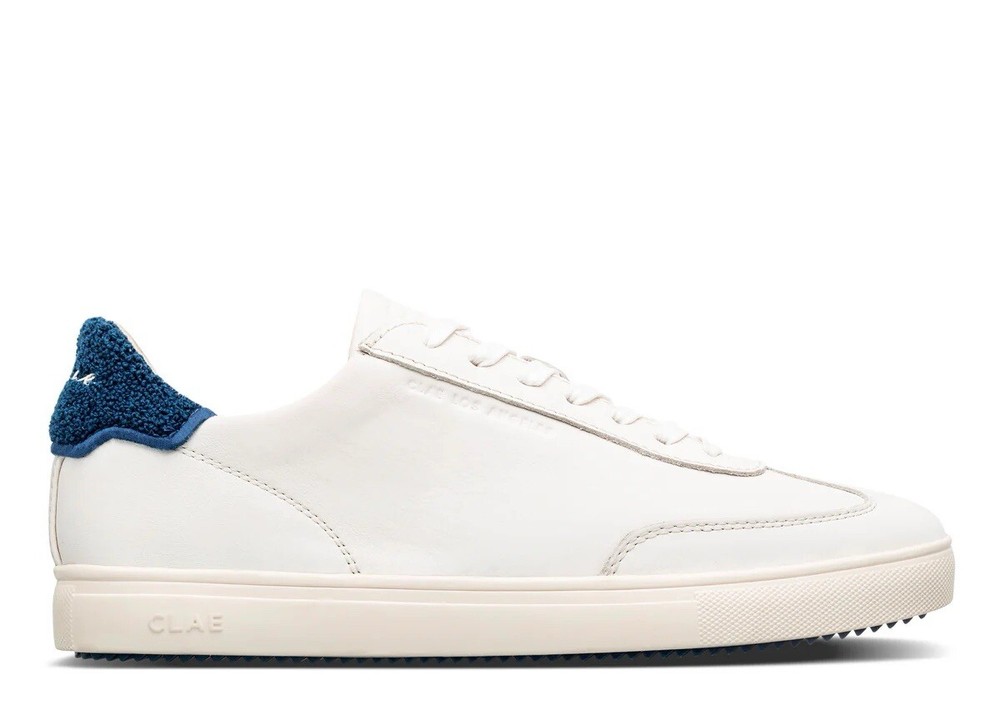 New Clae Deane Mens's White Sneakers casual shoes Size 10 $180 retail
