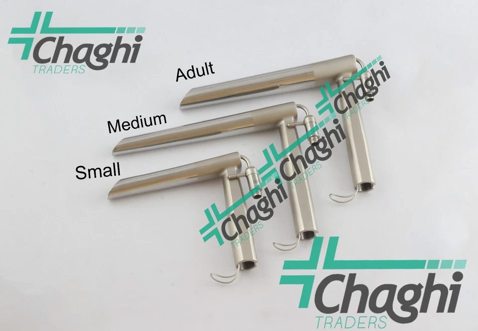 Волоконно-оптический рабочий ларингоскоп жесткий прямой 3 шт набор ортопедических инструментов - Изображение 4 из 4