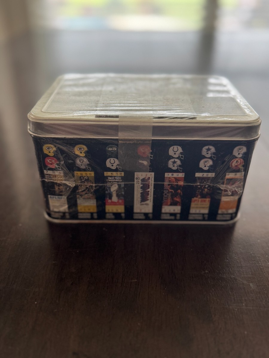アメフト　スーパーボウル XX 記念バッジ ベアーズ　パトリオッツ　ビンテージ NFL Commemorative Tin Team Limited Edition Super Bowl XXV