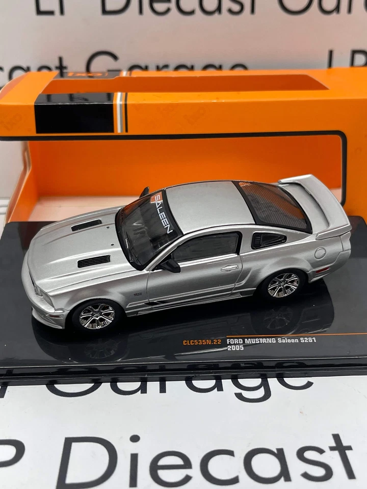 IXO Models 2005 Ford Mustang Saleen S281 Silver 1:43 Scale Diecast - Image 2 of 2