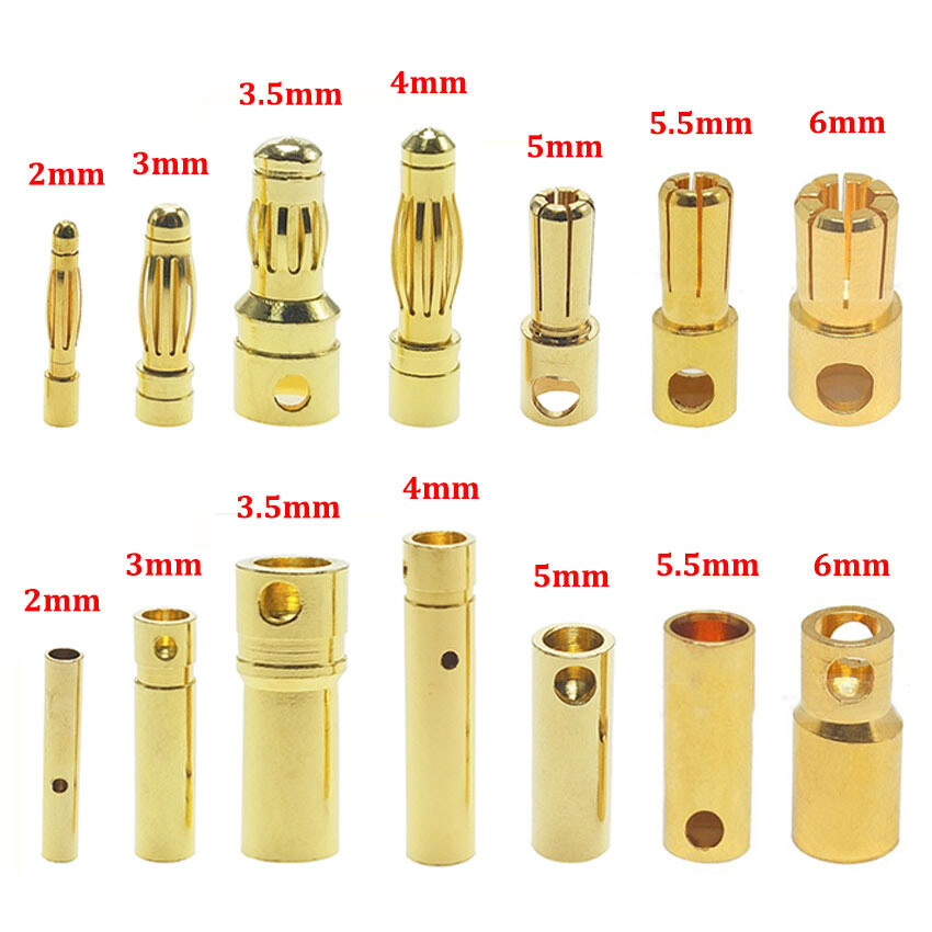 Gold connector TAMIYA mini 1 socket Gold connector TAMIYA mini 1 socket