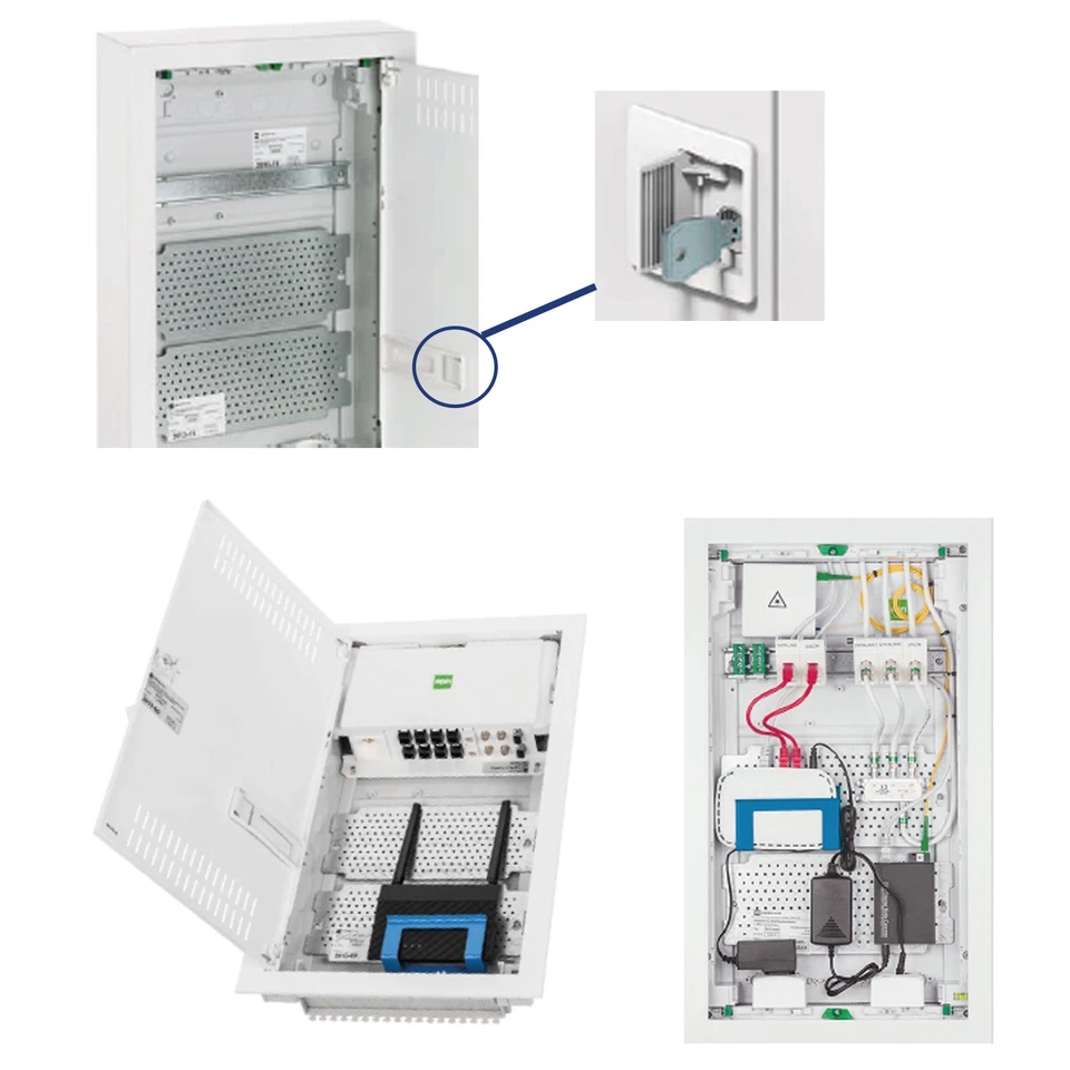Unterputz / Multimediakasten / Verteilerkasten / mit Lochblech / mit VDE - Bild 3 von 4