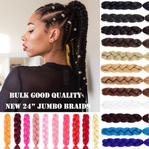 Au 24 Kanekalon Weave Jumbo Braiding Crochet Box Braid Hair