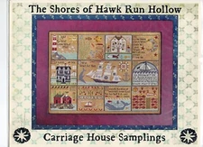 Shores of Hawk Run Hollow Cross Stich Pattern Chart Carriage House Samplings