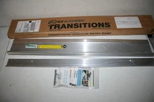 New EZ-Access Transitions Aluminum Threshold 1" Lift Modular Entry Ramp 