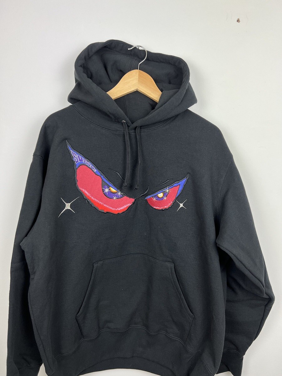Supreme Eyes Hooded Sweatshirt Black M | eBay UK