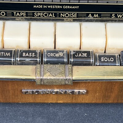 Vintage 1950's German Telefunken Opus 7 Hi-Fi System Tube Radio