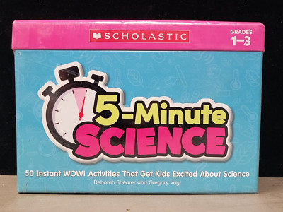 Scholastic 5 MINUTE SCIENCE 50 Activites to get Kids Excited for Science