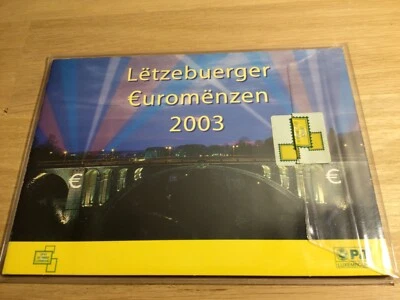 Série BU Luxembourg 2003 Poste Pont Adolphe 1 centime à 2 euro avec timbres - Photo 1/4