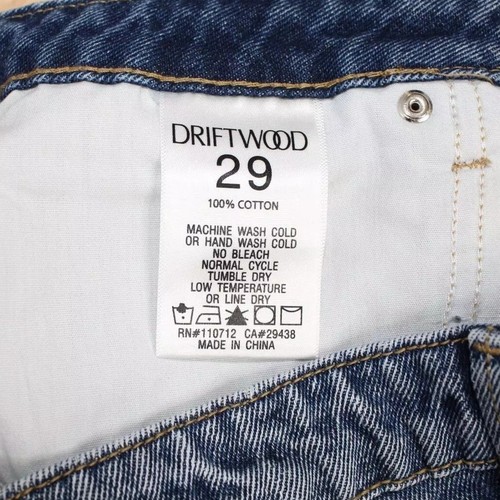 Driftwood Patched Up Bermuda Shorts 10" Inseam Denim Western Cowgirl Size 29 - 第 12/13 張圖片