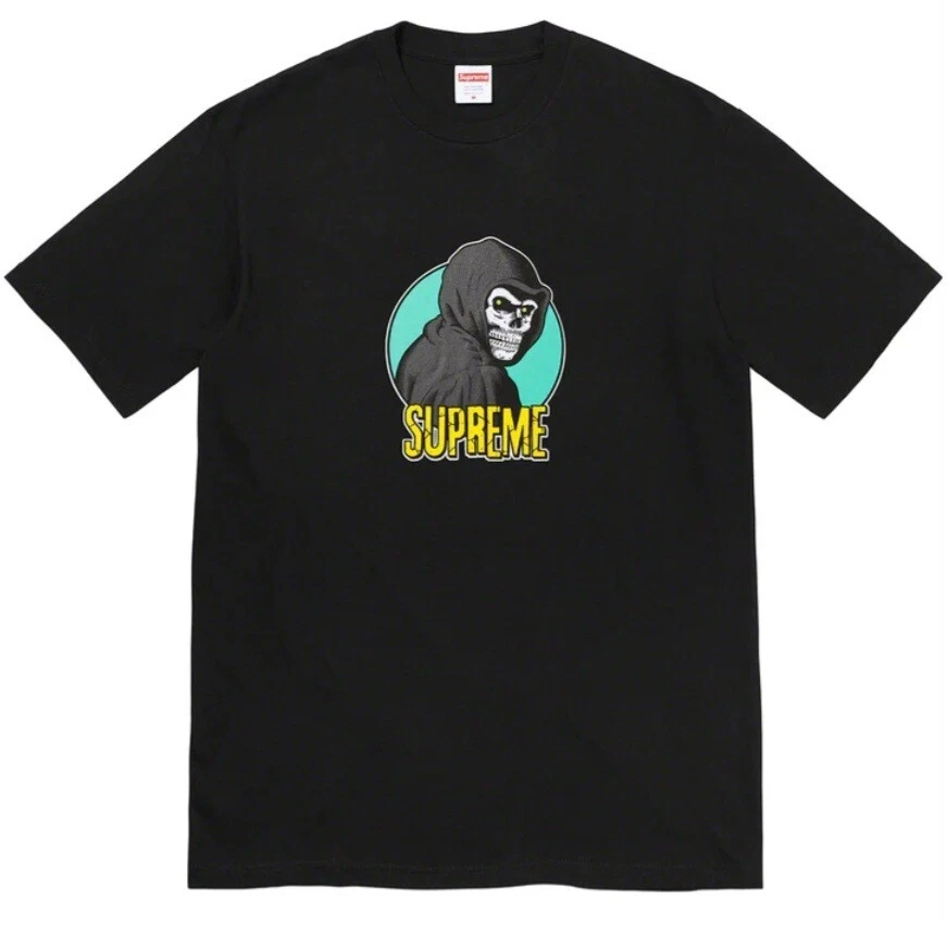 T shirt noir Supreme Reaper taille moyenne SS23.