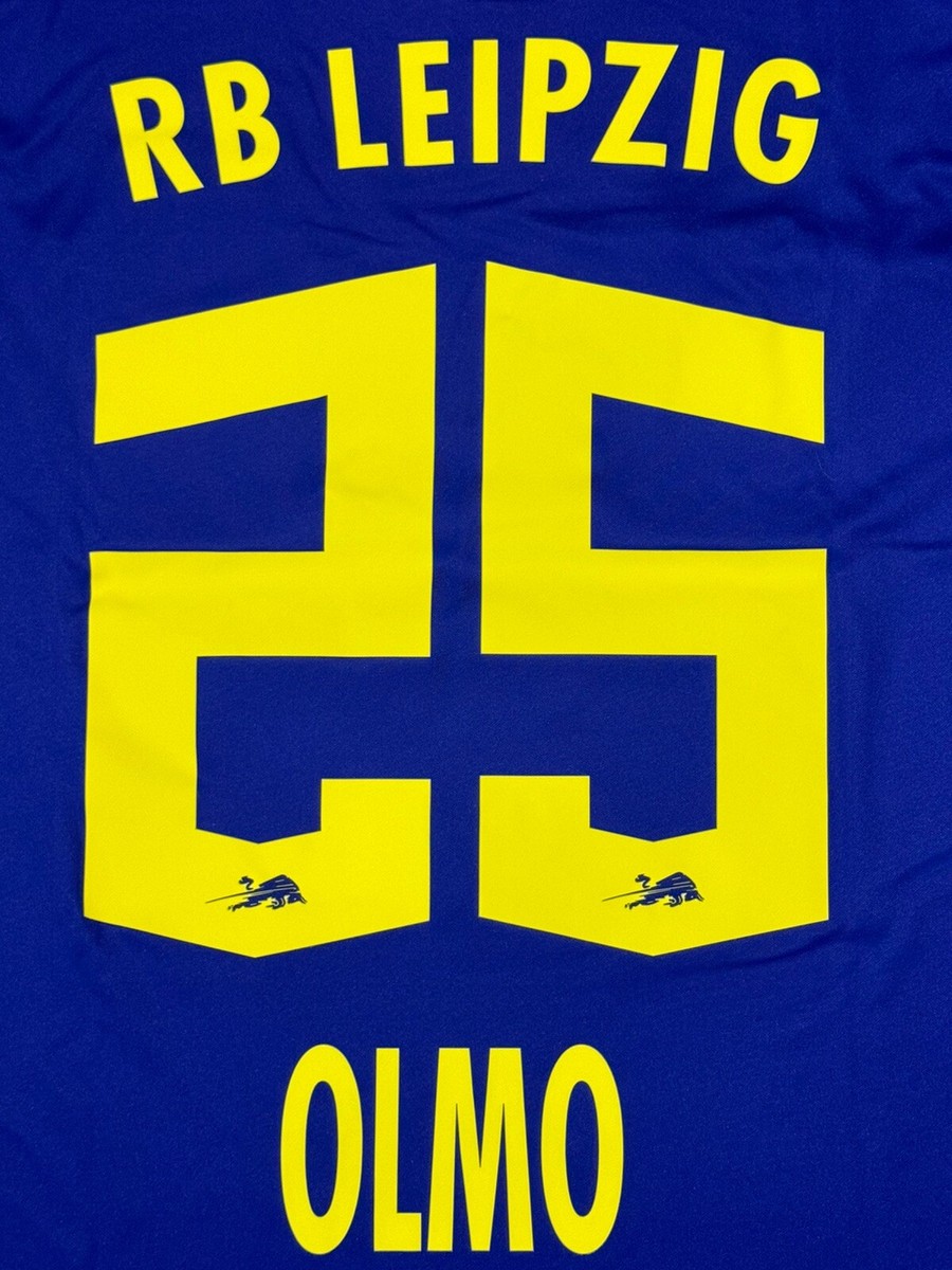 2020/21 RB Leipzig Away Jersey #25 Olmo Nike Bundesliga Red Bull