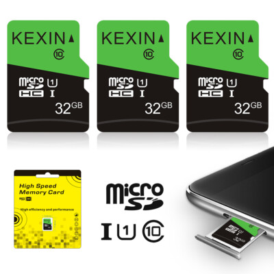 KEXIN 32GB Micro SD Card 3Pack C10 UHS-I U1 SDHC Memory Card TF Cards Storage