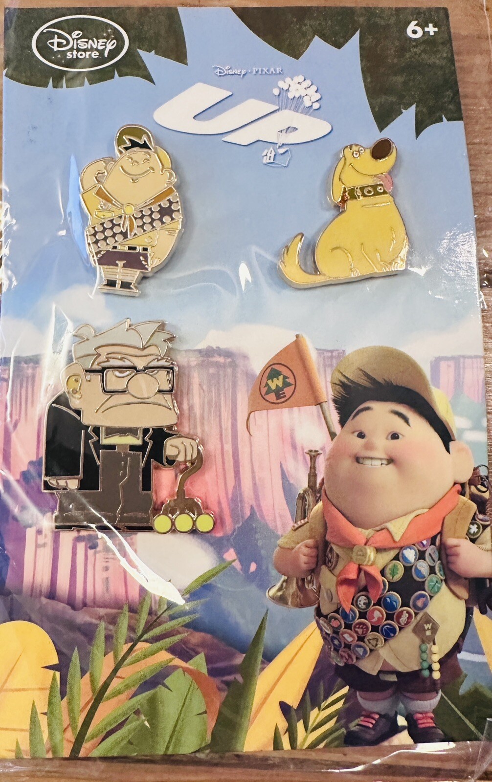 Disney Store Executive Disney / Pixar Up 3 Pin Set (new)