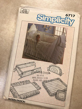 Simplicity 6717 Sewing Pattern BABY ROOM Accessories, UNCUT