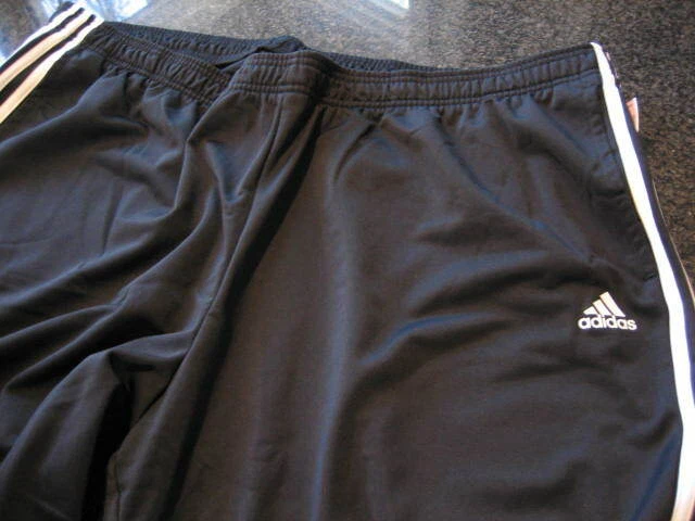 NWT Mens ADIDAS Black Athletic Pants BK7402 4XLT