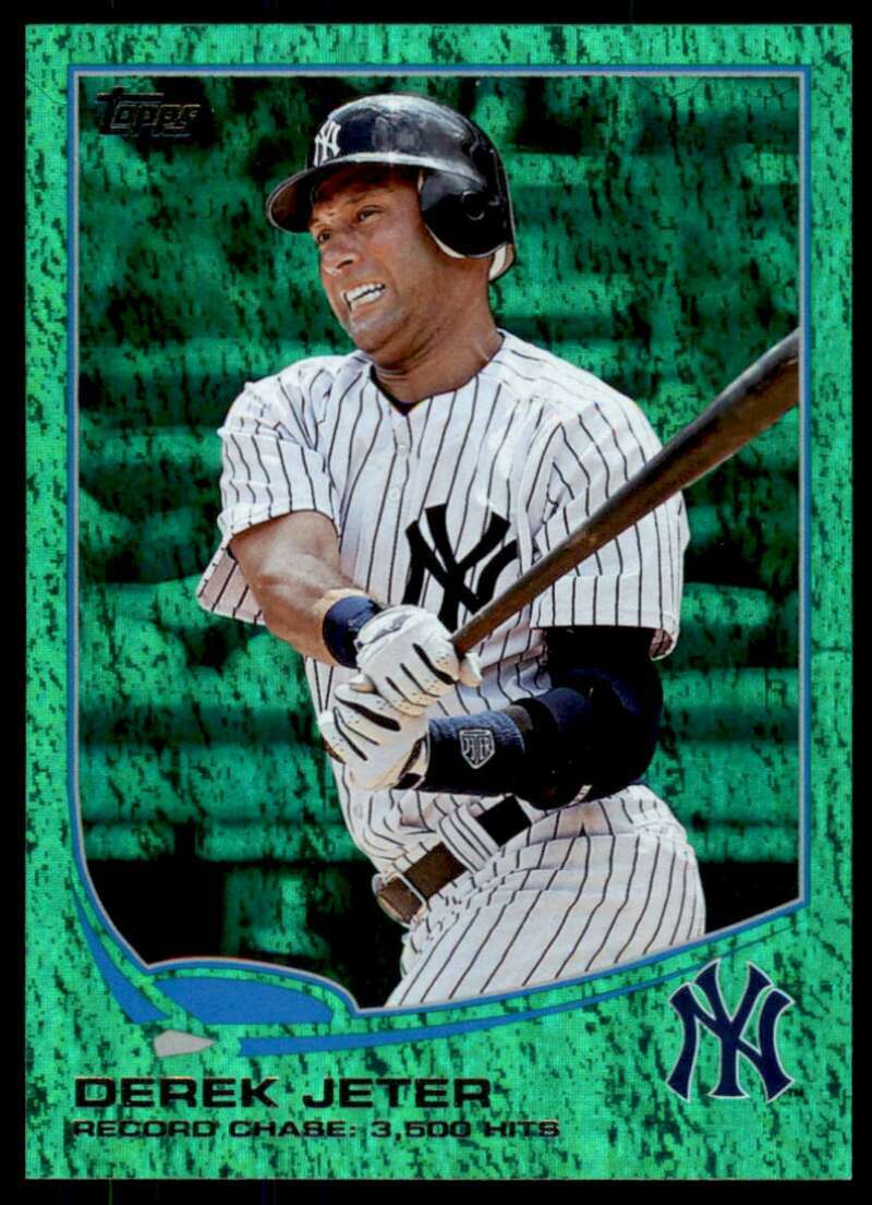 Derek Jeter Card 2013 Topps Emerald #373