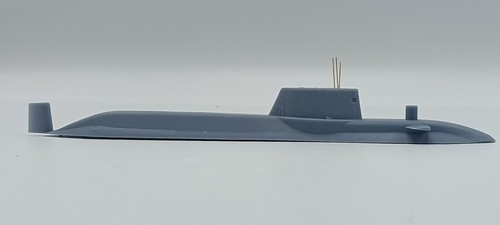 Astute Class Nuclear Submarine 1/350 water line model. - Picture 2 of 5