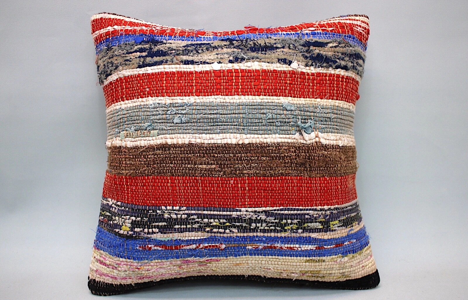 Kilim Pillow, 16x16 in, Decorative Boho Pillow, Throw Pillow, Decorative Pillow