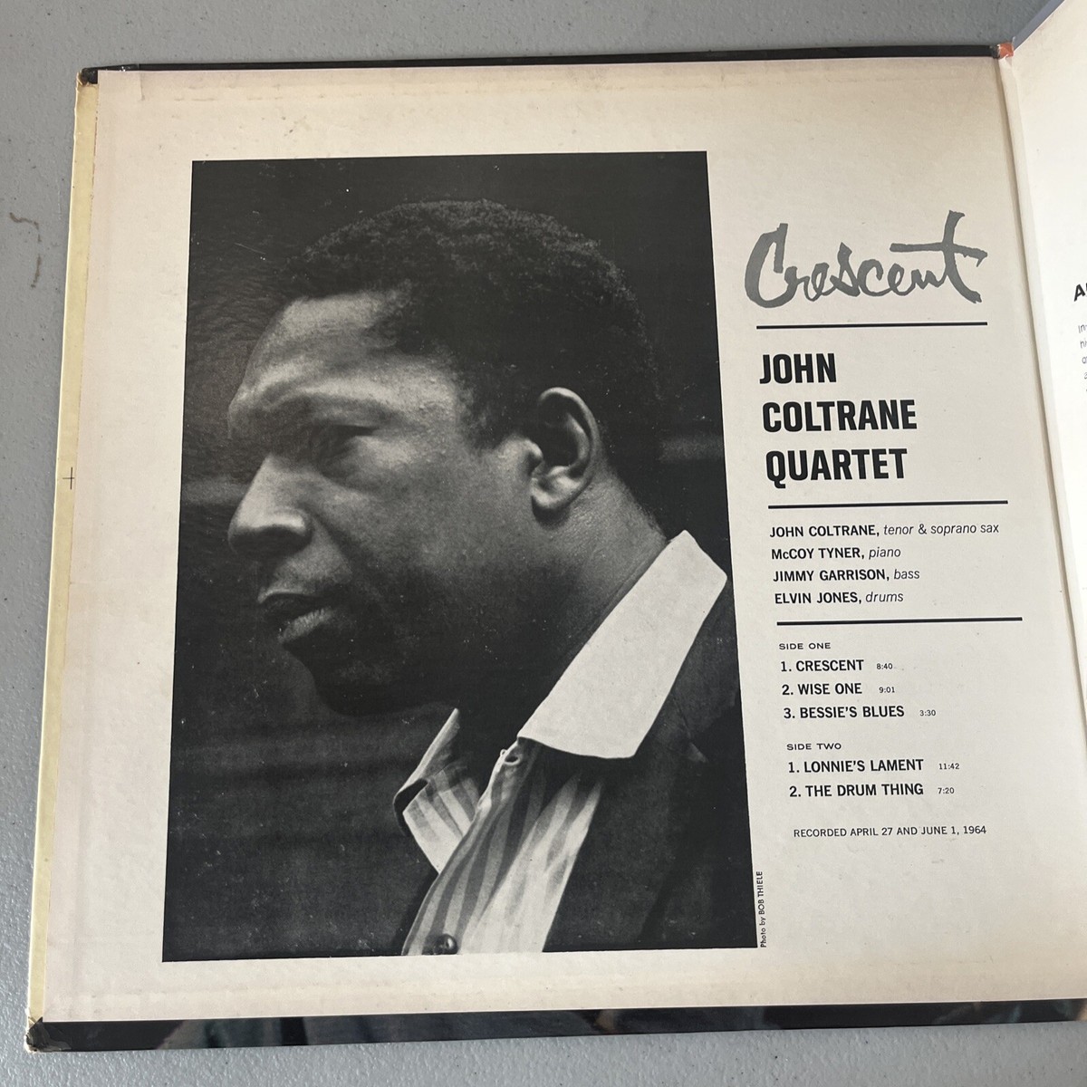 John Coltrane Quartet- Crescent VINYL PROMO, 1964, Mono, Jazz HOLY