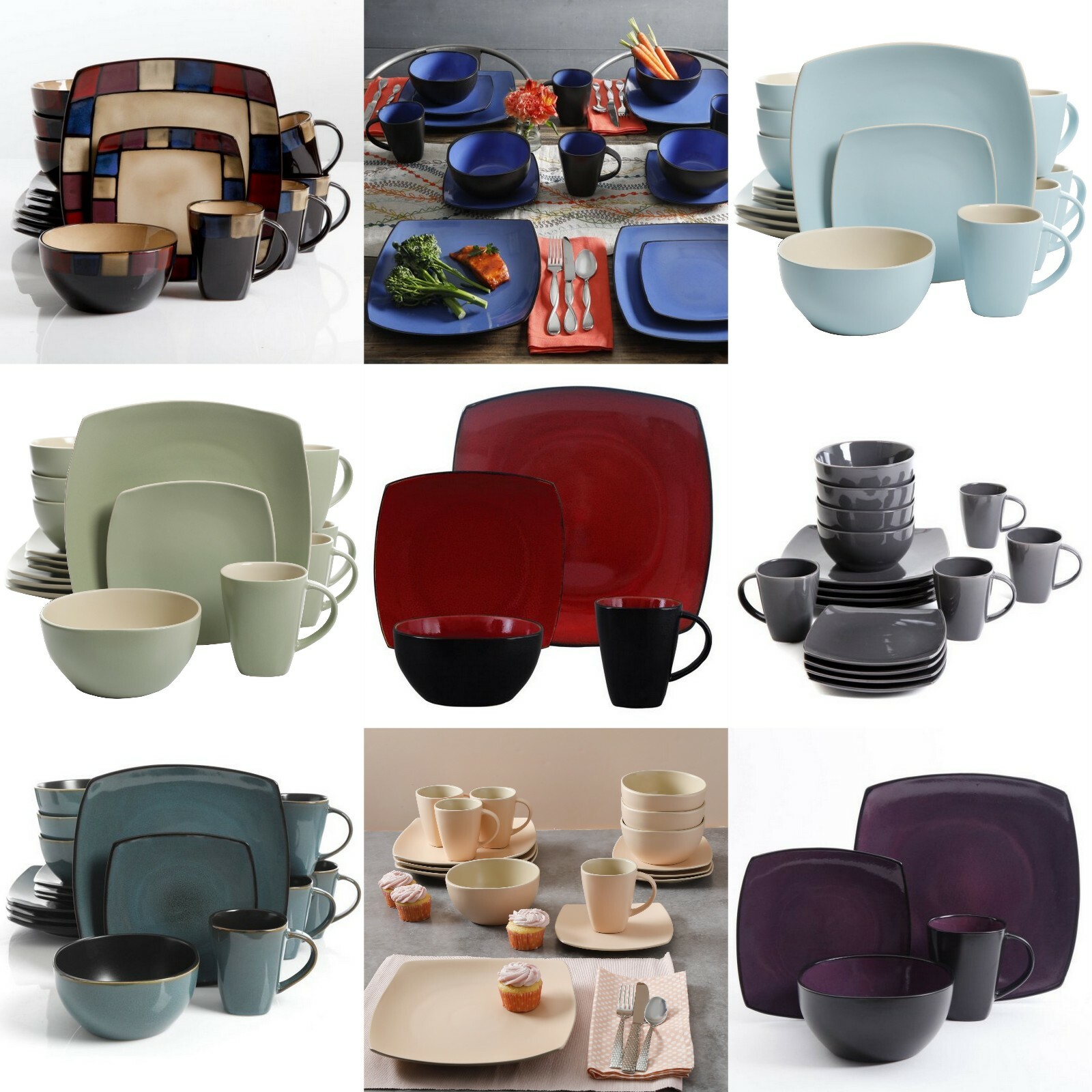 square dinnerware
                                    set click here