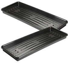 Large Capacity Black Multi Use Flower Plant Garden Grow Trays For Plants