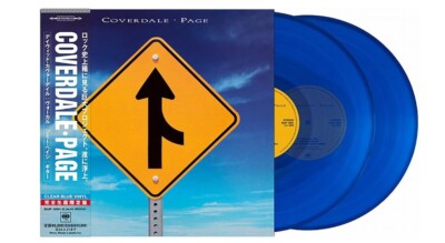 Coverdale・Page CLEAR BLUE VINYL Coverdale Page David Coverdale Jimmy Page 30thAnniversary