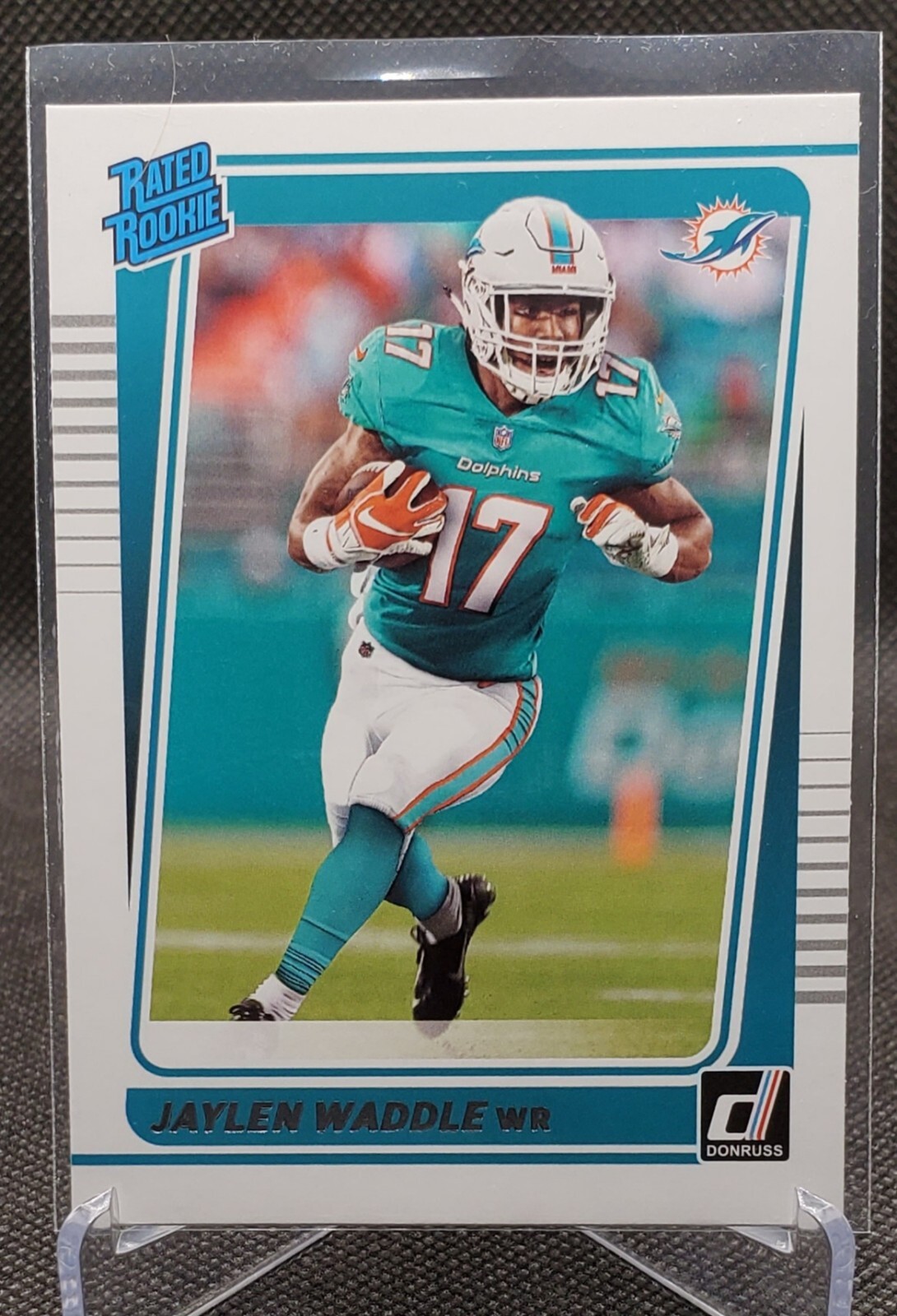 2021 Donruss Base Rated Rookies #263 Jaylen Waddle - Miami Dolphins