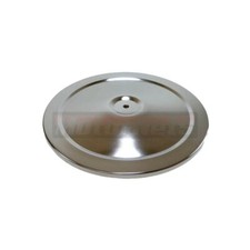 10 Round Chromed Steel Top Muscle Car Air Cleaner Lid Chevy Ford Mopar Hot Rod
