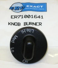 71001641 for Jenn Air Maytag Gas Range Burner Knob Black PS2077264 AP4088491