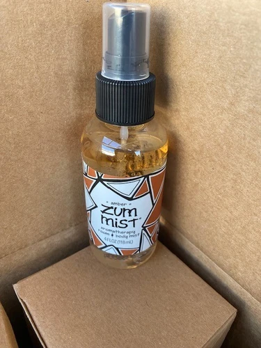 Zum Mist Aromatherapy Room and Body Mist, Amber, 4 Fl oz - BUY MORE & SAVE!!!